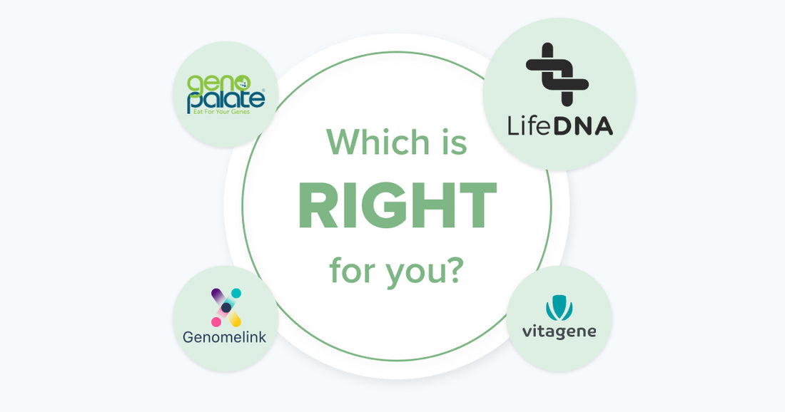Genopalate vs Vitagene vs Genomelink vs LifeDNA: Which is right for you?